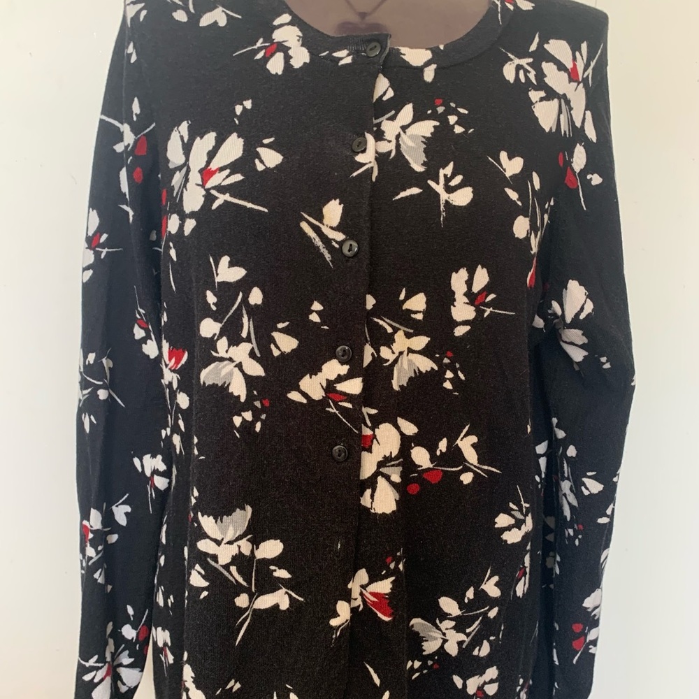Charter club button up sweater size xl
